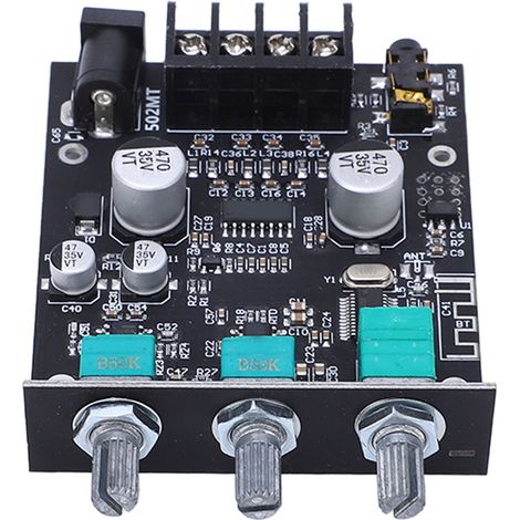 Amplificateur Audio Numérique Bluetooth 5.0 Stéréo 100W RMS Réglage EQ (1/5)