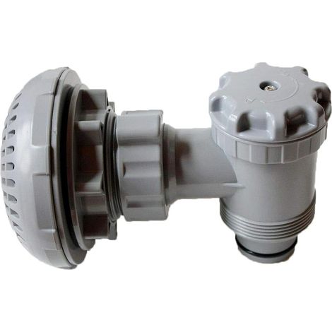 Vanne à Piston avec Filtre, Facile à régler, adaptée à la Pompe de Filtration de Piscine Hors Sol