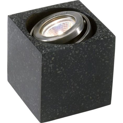 Perel – Projecteur granit noir 12V 3W 190lm – Température de couleur 3000K – Indice de protection IP44 – Installation plug-and-play (1/3)