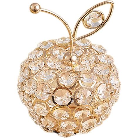 Fruchtstatue, Sammlerstück, künstliche Fruchtfigur, Tischdekoration für Schlafzimmer, Wohnzimmer oder Bar-Apples Gold (1/5)