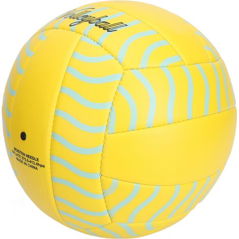 Ballon de volley-ball taille 5 en PVC souple, idéal pour l'entraînement, les matchs et les protections contre les fuites d'air, pour une utilisation intérieure et extérieure. (1/5)