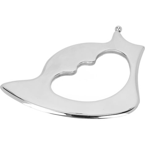 Outil de Guasha en Acier Inoxydable pour Massage Corporel et Détente Musculaire (1/5)