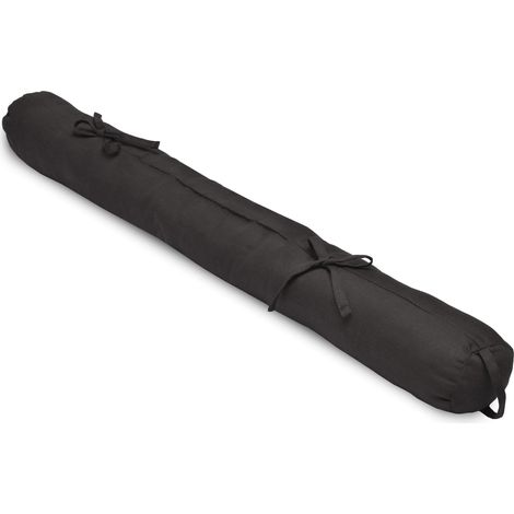 Beautissu – Boudin de porte isolant 90cm – Enveloppe 100% coton – Fixation adhésive ou vissée – Pour espaces confinés et étanchéité