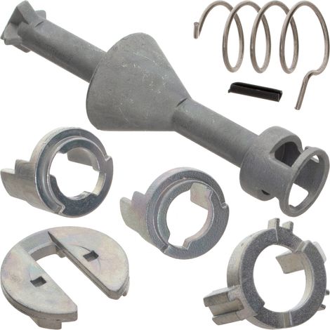 Kit di riparazione inserti serratura porta anteriore sinistra = destra per BMW Serie 1 E81 / E82 / E87 / E88 04-13, 7 pezzi. KPL (1/5)