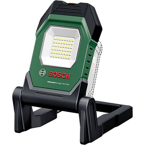 Bosch – Lampe de travail LED 2100 lumens – Alimentation 18V – Compacte et pliable – Crochet et aimant pour fixation flexible