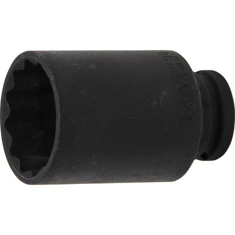 Llaves de vaso impacto 12 caras, largo  entrada 12,5 mm (1/2")  39 mm