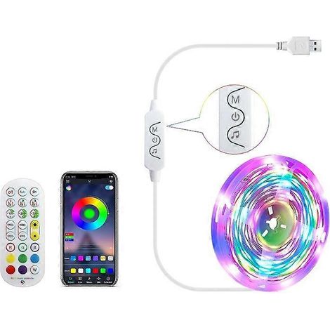 Bandeau lumineux LED Symphony avec télécommande 2,4 GHz, longueur : 3 m, 42 LED (1/4)