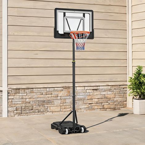 Panier de basket réglable de 206 à 260 cm 83 x 55 x 260 cm (1/5)