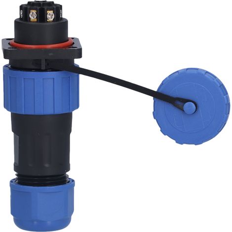 Connecteur de câble aéronautique LP20 étanche IP68, prise mâle et femelle 250 V, 7 broches (1/5)
