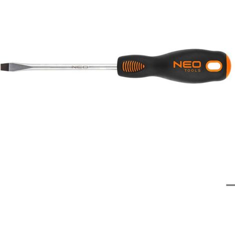 Tournevis Plat - 6 5 X 125 Mm - Acier S2 - Pointe Magnétique - Pour Professionnels - 1 Pièce (1/5)