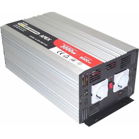 Spannungswandler 12V 3000W 6000W Stromwandler Solar Inverter Hi Wechselrichter 06183 (1/4)