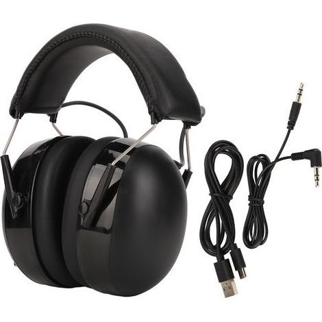 – Bluetooth 5.0 Gehörschutz-Kopfhörer – Geräuschunterdrückung – Material: TPU und ABS – 40 Stunden Akkulaufzeit – Für Gartenarbeit und Rasenmähen (1/5)
