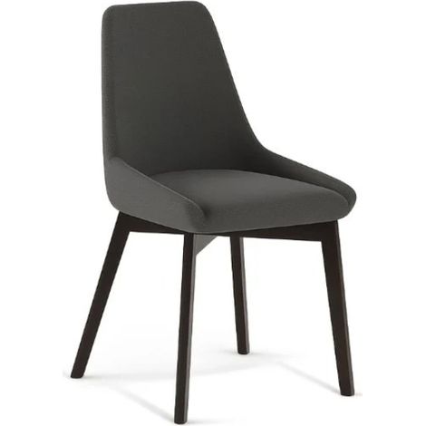 Erythea, Set di 4 sedie in tessuto Grigio scuro (62cm X 49.5cm H. 87cm)  Duzzle (1/5)