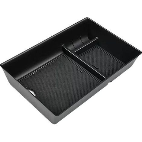 Para AMG EQS EQE 350 450 2022 2023 Caja de almacenamiento para reposabrazos de coche Organizador de consola central Bandeja Accesorios