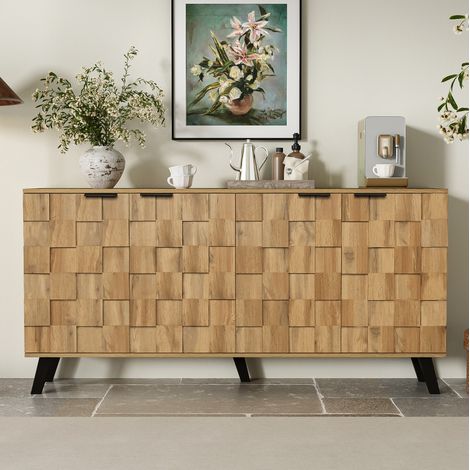 mobile contenitore 160,5 cm 4 ante design moderno legno OKMYHOME (1/5)