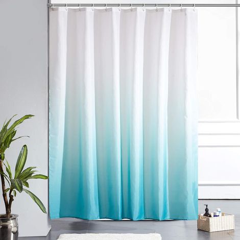 Duschvorhang 180x180cm H180 x B180 cm (1er Pack) Aquamarine (1/5)