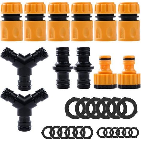 Kit de 12 raccords pour tuyau d'arrosage – Robinet et accessoires – Jardin, agriculture, pelouse (1/5)