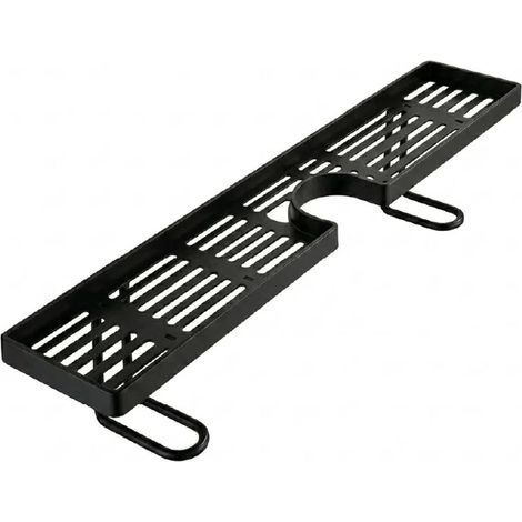 Porte-éponge pour évier de cuisine Égouttoir Portable Sans Perçage Avec Bac Étagère rangement salle de bain Pour brosses à dents maison foyer intérieur WC coin (1/5)