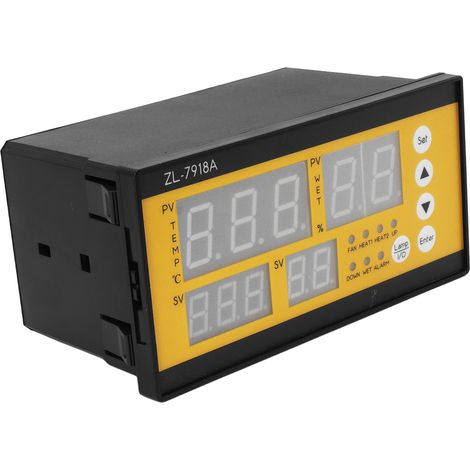 Capteur de température et d'humidité pour incubateur, voyant LED, contrôleur spécial en anglais pour incubateur 100-240 V (1/5)