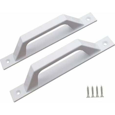 Drill bit set for aluminum alloy door handle, glass-mounted aluminum door handle, and kitchen plastic door handle (D white)
