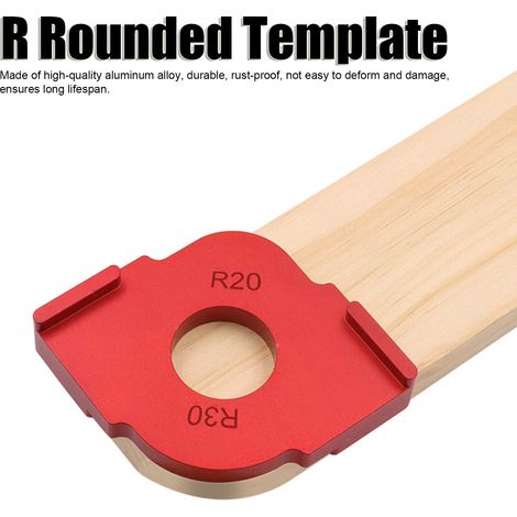 Halbrunde Winkelpositionierungslehre für die Holzbearbeitung, R-förmige Bogenlehre R5-R25 R10-R15 R20-R30