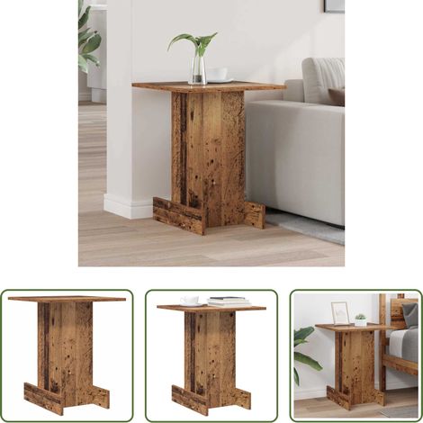 Rangement salon - Table d'appoint Bois ancien 44,5 x 45 x 55 cm Bois d'ingénierie (1/5)