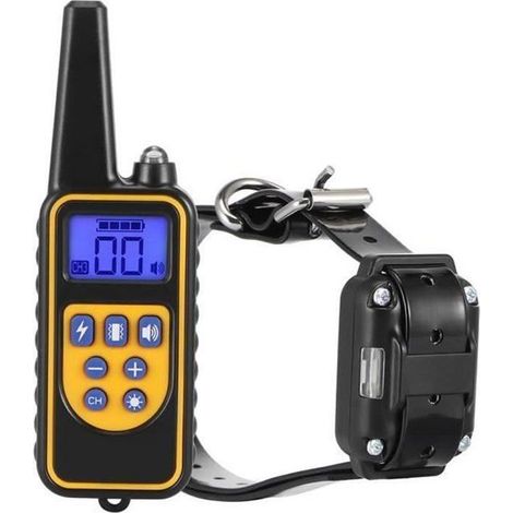 Collier d\'entraînement - Electric - 300m - Imperméable - Rechargeable - 3 modes d\'entraînement (1/4)