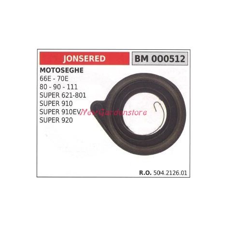 Muelle de arranque JONSERED motosierra 66E 70E 80 90 111 SUPER 621 801 000512