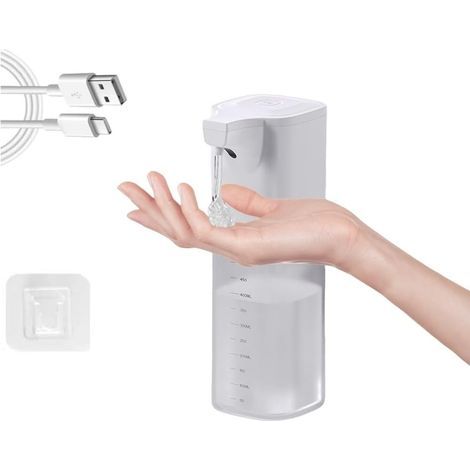 Distributore automatico di sapone liquido, distributore di sapone, erogatore automatico di sapone per le mani per bagno e cucina (1/3)