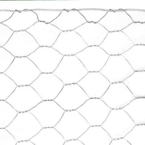 Grillage Hexagonal Galvanisé - H. 100 Ø 12 - Maille 16 mm