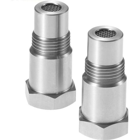 2er-Pack O2-Sauerstoffsensoren – Edelstahl – M18 x 1,5 mm – Geeignet für Metallkatalysatoren – Sauerstoffsensor-Eliminator (1/5)