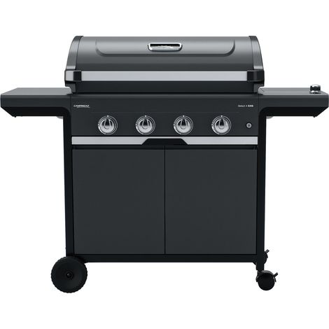 BBQ GAZ SELECT 4 EXS - Grille + plancha réversible fonte - Réchaud latéral (1/5)
