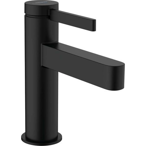 Vanne de support FINORIS 100 sans garniture de vidange, noir mat (1/6)