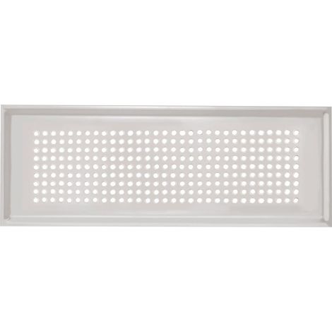 Zehnder Design-Abdeckgitter Aufputz Roma 350x130mm Edelstahl, Nr.990322081