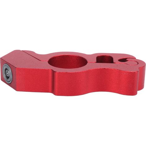 Antivol de moto rouge de protection pour guidon et klaxon, avec joint et clé pour une sécurité de freinage optimale. (1/5)