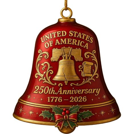Pendentif Acrylique - Commémoration 250e Anniversaire Des États-Unis - Décoration Patriote Pour Intérieur - 1 Pièce (1/4)