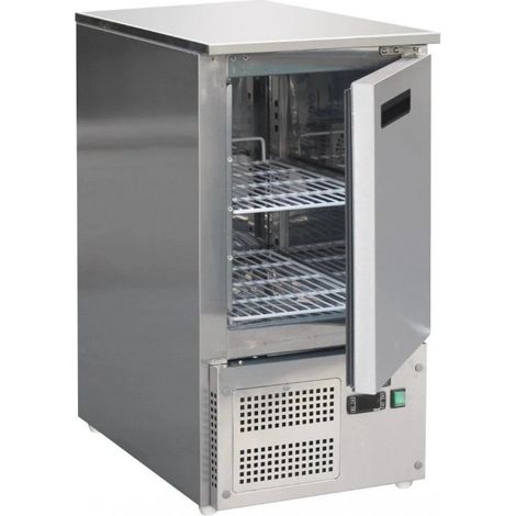 Comptoir inox réfrigéré positif 88 Litres, GN 1/1, 155 W, 220 V - MONO