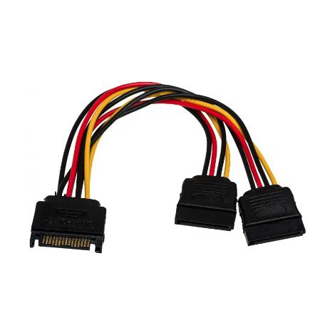 Adaptateur SATA - 2 ports SATA Akyga AK-CA-31 pour SSD et lecteurs DVD, câble mâle/femelle de 15 cm