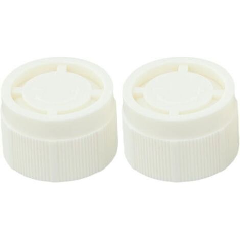 Copertura termostatica per radiatore M30×1.5 – Confezione da 10 tappi decorativi in plastica bianca, diametro 34 mm