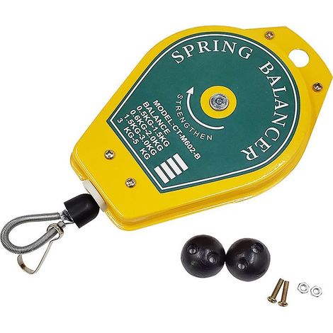 Équilibreur à ressort rétractable, support suspendu pour outils, équilibreur de ligne de montage, capacité 0,5 à 1,5 kg