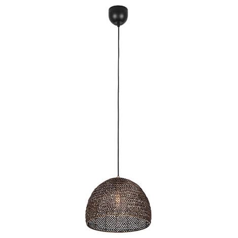 Suspension KAMARA fil métal patiné doré Ø36 E27 Trio (1/3)