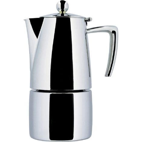 Ilsa 0091L020IE Caffettiera, 2 Cups, Acciaio Inossidabile, Argento