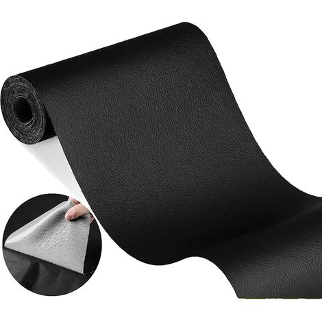Lederreparaturband, selbstklebend, wasserdicht, Schwarz-50x137cm (1/2)