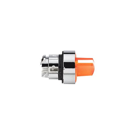 Interrupteur à 3 positions orange avec retour automatique ZB4BK1553