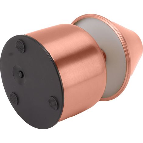 Stufenlos dimmbare 3-W-Tischleuchte mit Touch-Funktion, 1800 mAh, kabellos, 3 Farben, wiederaufladbar, Nachttischlampe, Roségold (1/5)