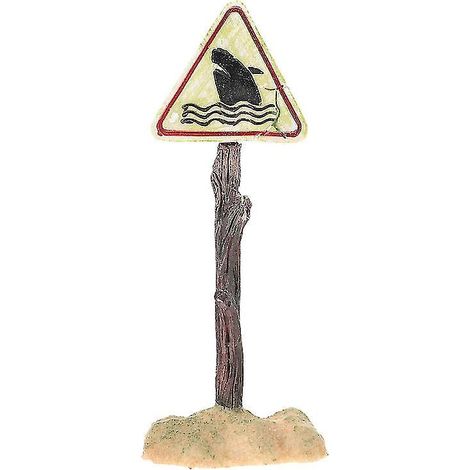 1 panneau d'avertissement requin (1/3)