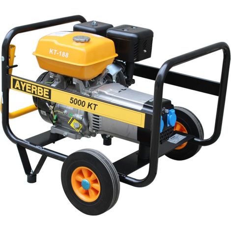 AYERBE - 5430025 - Grupo Electrógeno 5000 KT MN - Monofásico Motor KIOTSU con Arranque Eléctrico (1/5)