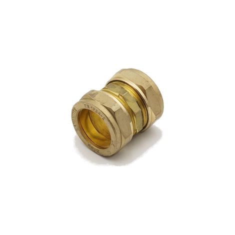 PrimaPlus 28mm Brass Compression Couplings - Pack of 5 (1/2)