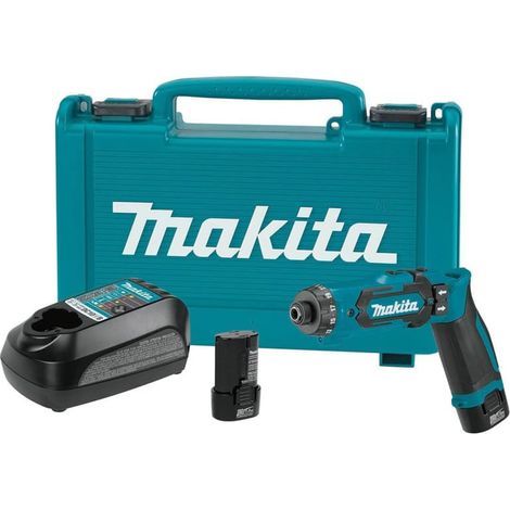 Makita – Visseuse articulée sans fil 7.2V 1.5Ah Li-Ion – 2 batteries + chargeur – Couple 3,6/5,6 Nm – Pour espaces confinés (1/10)