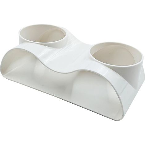Abri double pour poissons et crevettes - Cachette d'aquarium décorative en forme de vague (1/4)